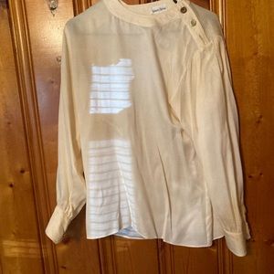 Womens dress shirt Gloria Sachs sunlight is shining on it size Medium